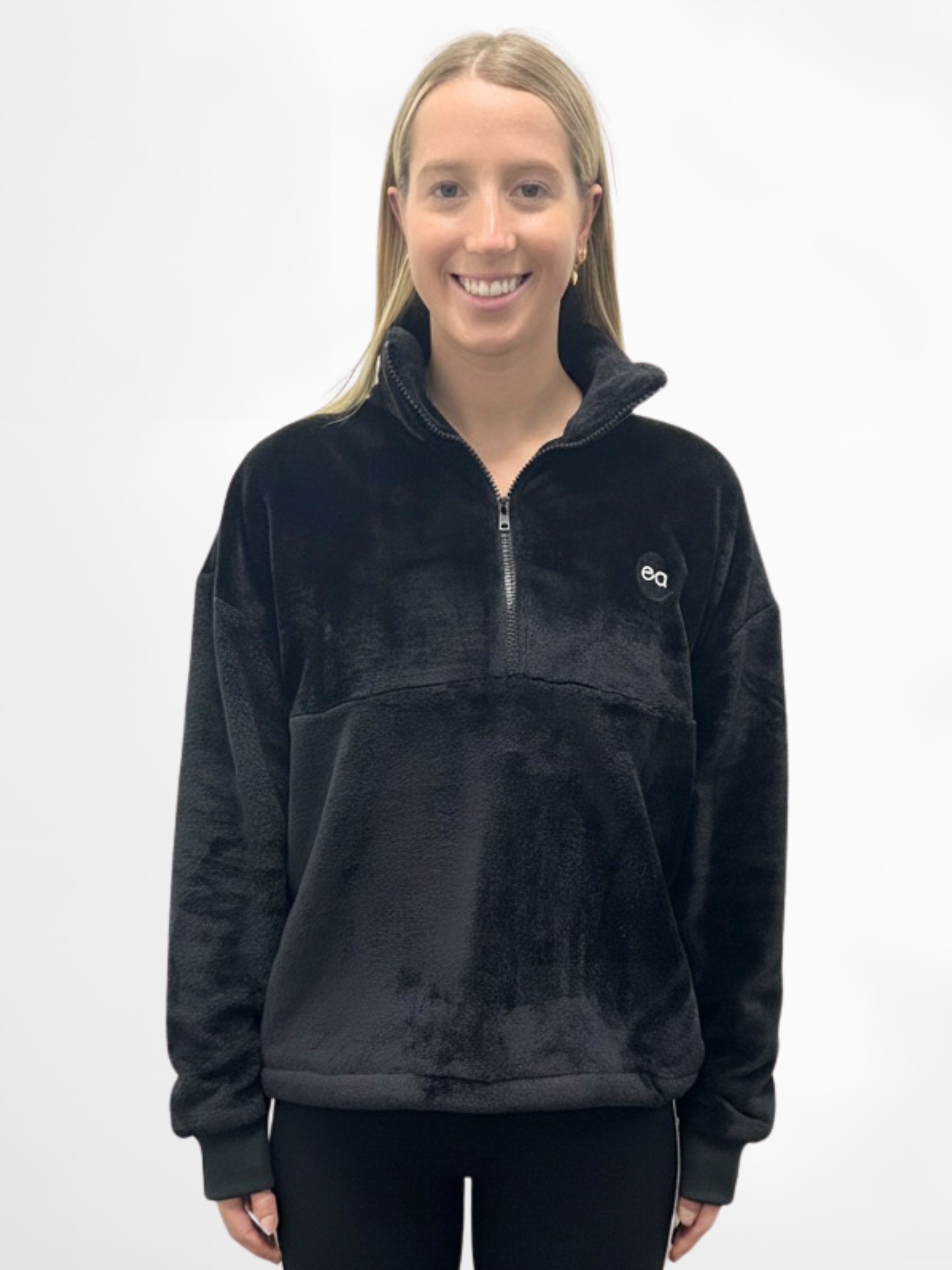 1/4 Zip Teddy Jumper