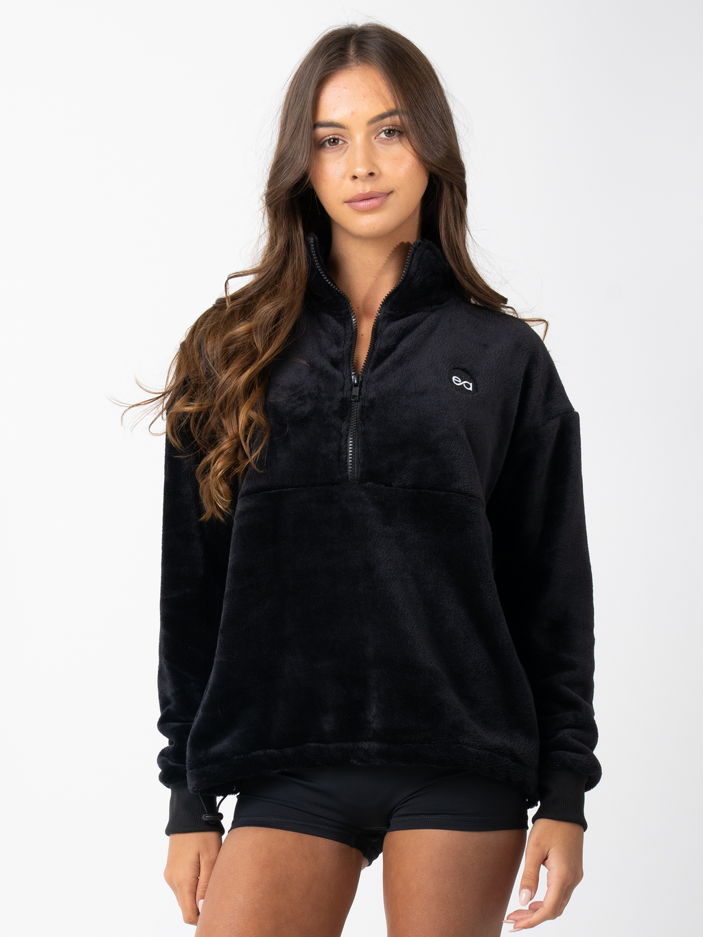 1/4 Zip Teddy Jumper